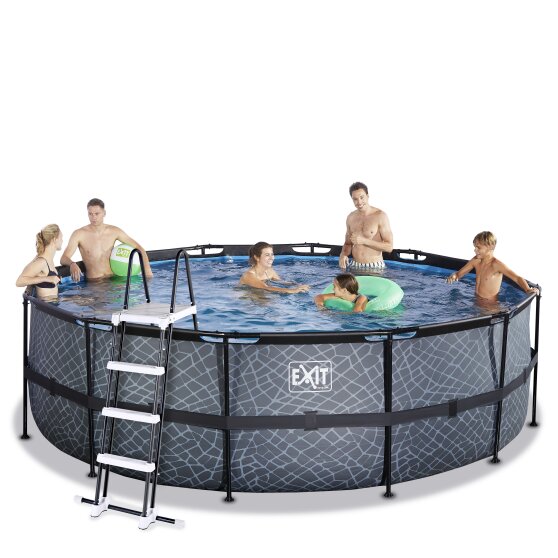 exit-stone-zwembad-o450x122cm-met-zandfilterpomp-grijs4